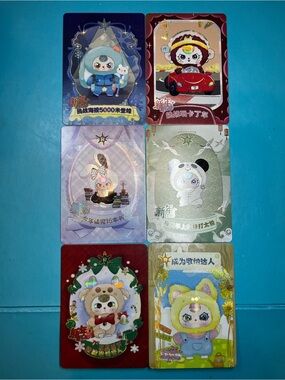 Cureplaneta - Baby Three Feng Shui Qi Cards - Lot of 6